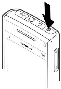 NOKIA X6 16 GB - Switch the device on - 1
