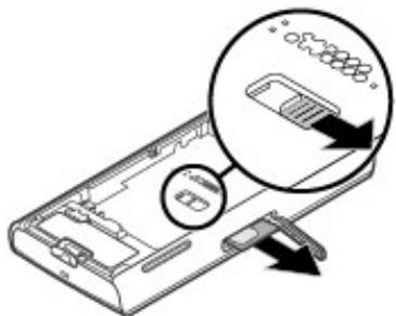 NOKIA X6 16 GB - Remove the SIM card - 1