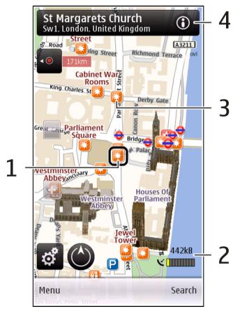 NOKIA X6 16 GB - Map view - 1
