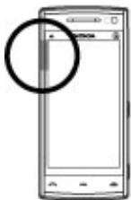 NOKIA X6 16 GB - Hold your device correctly - 1