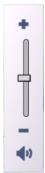 NOKIA X6 16 GB - Adjust the volume of a phone call or sound clip - 1