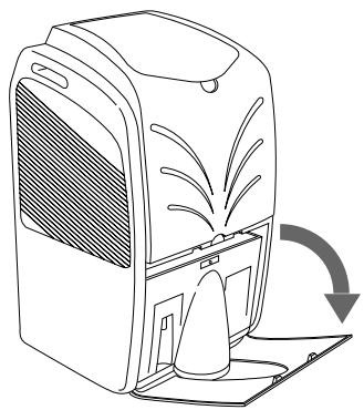 DELONGHI DE 220 - A) Draining into the tank - 1