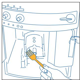 DELONGHI ESAM 3240.O - CLEANING THE INFUSER - 2