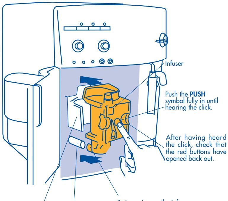 DELONGHI ESAM 3240.O - CLEANING THE INFUSER - 3