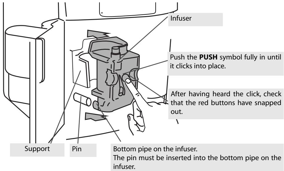 DELONGHI ESAM 6600 - Cleaning the infuser - 1