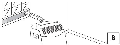 DELONGHI PAC CT90 - FOR OPTIMAL RESULTS SET-UP IN A DOUBLE-HUNG WINDOW: - 2