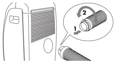 DELONGHI PAC CT90 - FOR OPTIMAL RESULTS SET-UP IN A DOUBLE-HUNG WINDOW: - 1