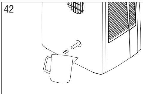 DELONGHI PAC WE125 ECO - Emptying the internal tank - 1