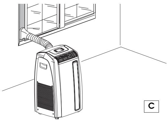 DELONGHI PAC A130HPEL - Other set-up methods: - 1