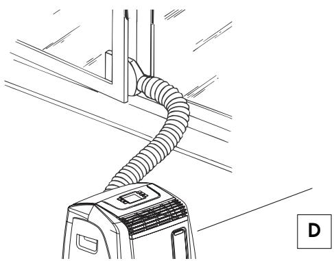 DELONGHI PAC A130HPEL - Other set-up methods: - 2