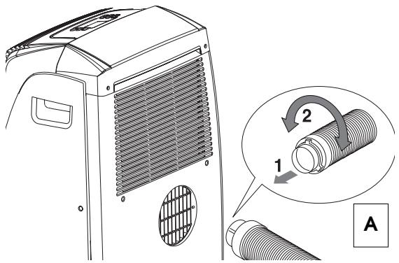 DELONGHI PAC A130HPEL - FOR OPTIMAL RESULTS SET-UP IN A DOUBLE-HUNG WINDOW: - 1