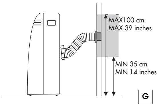 DELONGHI PAC A130HPEL - SEMI-PERMANENT INSTALLATION - 5