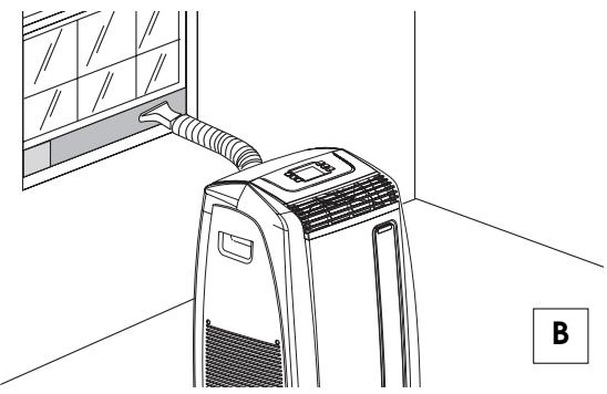 DELONGHI PAC A130HPEL - FOR OPTIMAL RESULTS SET-UP IN A DOUBLE-HUNG WINDOW: - 2