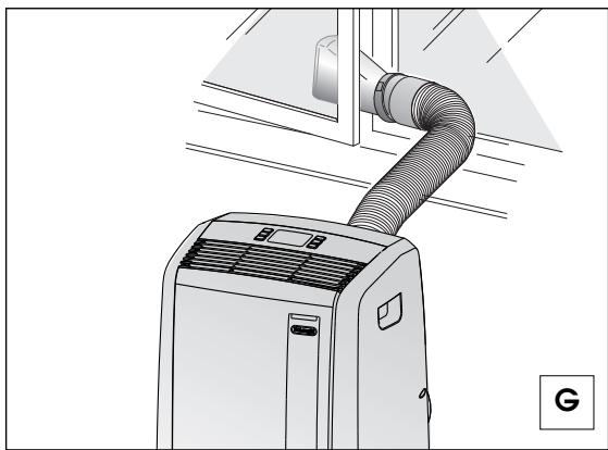 DELONGHI PAC A95 - Fenêtre à deux battants - 2