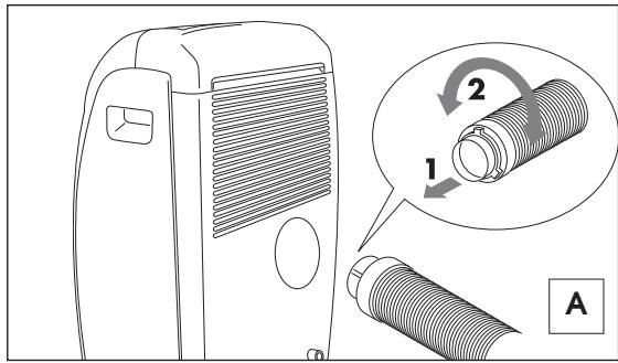 DELONGHI PAC C100 - FOR OPTIMAL RESULTS SET-UP IN A DOUBLE-HUNG WINDOW: - 1