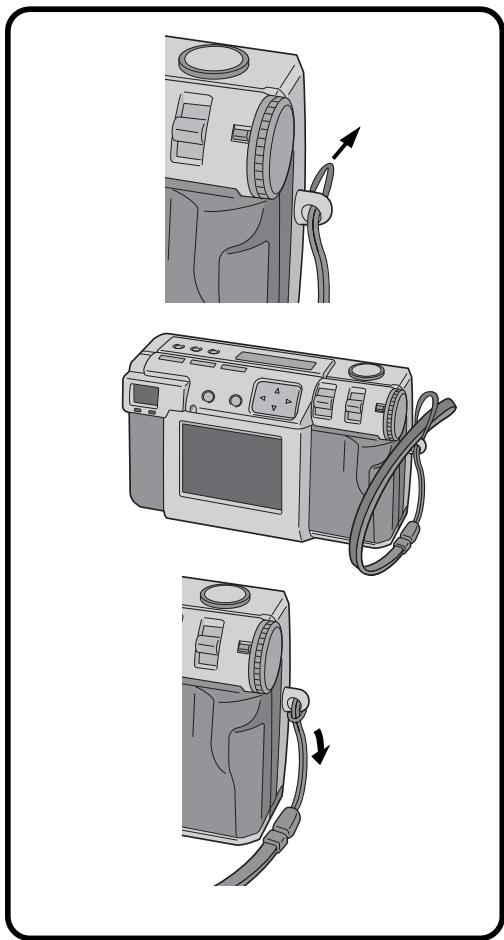 JVC GC-X3 - Attaching the Hand strap - 1