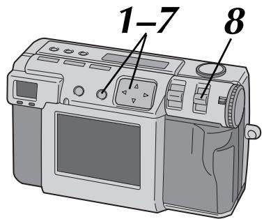 JVC GC-X3 - Inputting the Calendar - 1