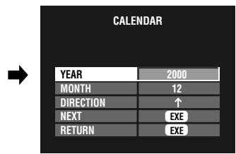 JVC GC-X3 - Inputting the Calendar - 4