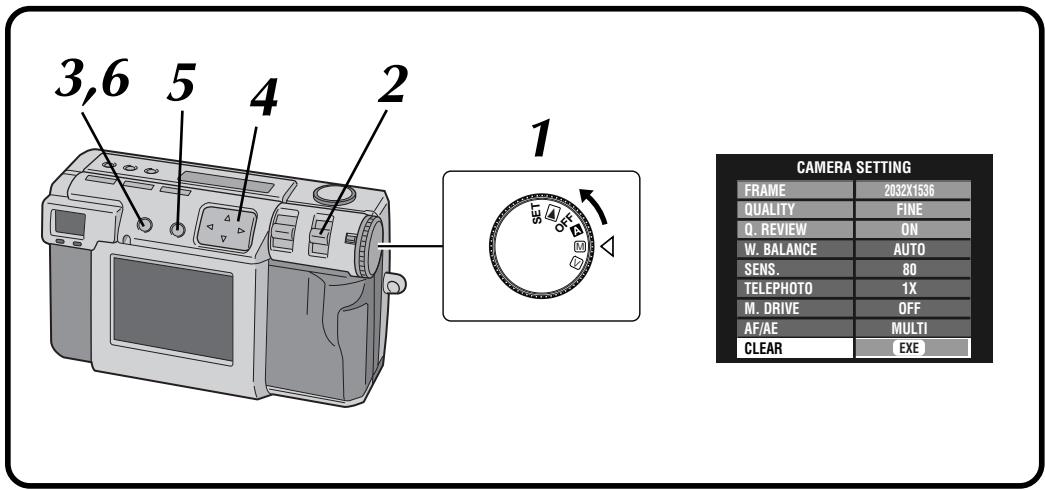 JVC GC-X3 - Restoring the Default Settings - 1