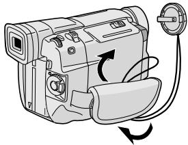JVC GR-DVL300 - How To Attach The Lens Cap - 1