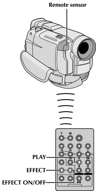 JVC GR-DVL300 - PLAYBACK EFFECT Select Menu - 1