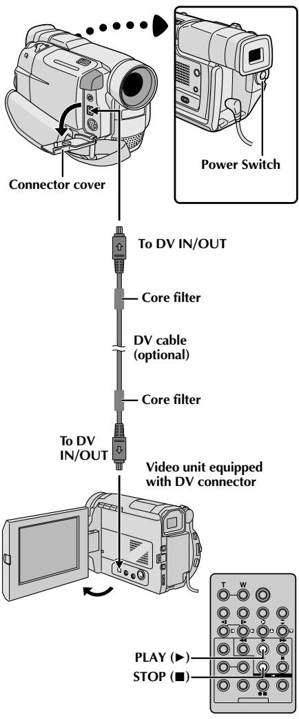 JVC GR-DVL300 - To choose whether or not the following displays appear on the connected TV... - 1