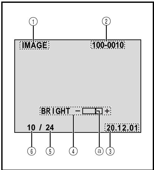 JVC GR-DVP3 - LCD Monitor/Viewfinder Indications During D.S.C. Playback - 1