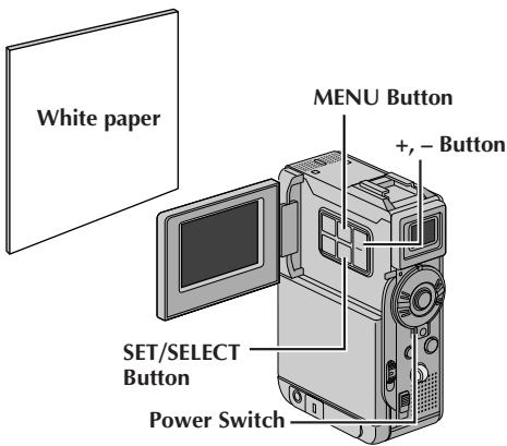 JVC GR-DVP3 - Manual White Balance Operation - 1
