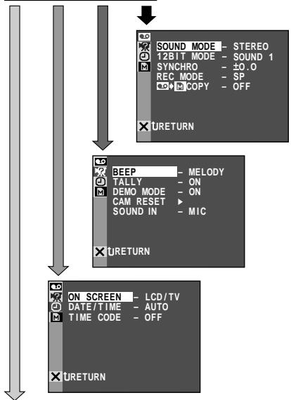 JVC GR-DVP3 - For Recording Menu - 3