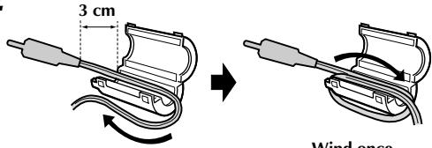JVC GR-DVX8 - How To Attach Core Filters - 2