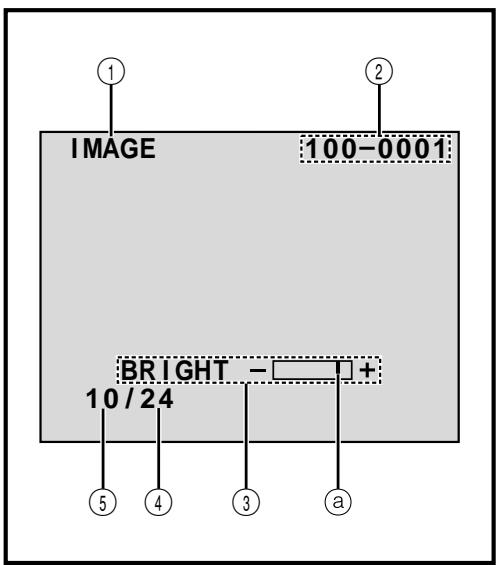 JVC GR-DVX8 - LCD Monitor/Viewfinder Indications During D.S.C. Playback - 1