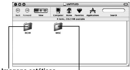 JVC GR-D360EX - Ver o conteudo de um cartao de memória (Macintosh) - 1