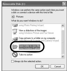JVC GR-D360EX - Visualización de los contentsos de una tarjeta de memoria (Windows®) - 1