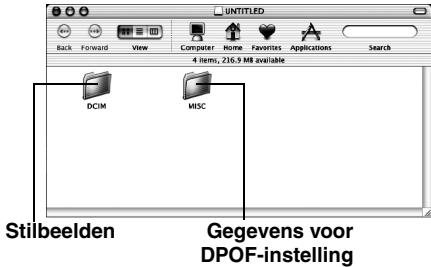 JVC GR-D370EX - De inhoud van een geheugenkaart bekijken (Macintosh) - 1