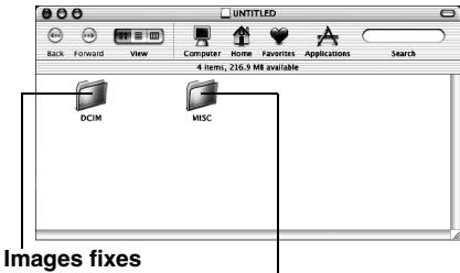 JVC GR-D370EX - Affichage du contenu d'une carte mémoire (Macintosh) - 1