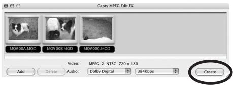 JVC GZ-MG505 (ADDITIF MAC) - Pour créer une histoire liée aux données du fichier. - 1