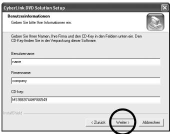 JVC GZ-MG57 - Bestätigen Sie Ihre Angaben, und klicken Sie auf [Weiter]. - 1