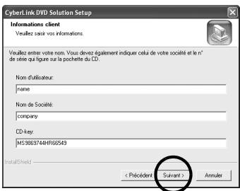 JVC GZ-MG57 - Vérifiez les informations affichées, puis cliquez sur [Suivant]. - 1