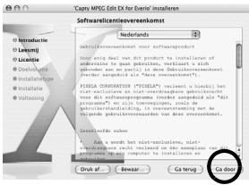 JVC GZ-MG57 - Lees de Softwarelicentieovereenkomst zorgvuldig door en klik op [Ga door]. - 1