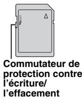 JVC GR-D73 - Pour protéger des fichiers importants (disponible uniquement sur les cartes mémoire SD) - 1