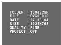 JVC GR-D73 - Suppression de l'affichage sur écran - 2