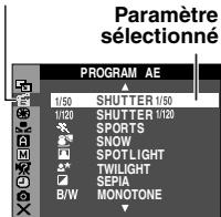 JVC GR-D73 - Menus sans aucun menu secondaire - 1