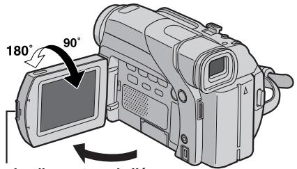 JVC GR-D73 - Durant l'utilisation du viseur : - 1