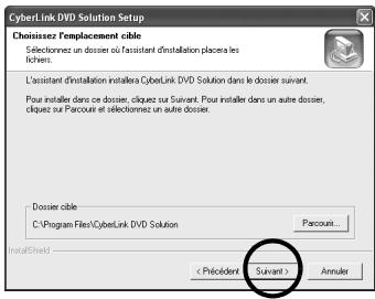 JVC GZ-MC200 - Cliquez sur [install] à droite de [cyberlink DVD solution] sur l'écran [SETUP]. - 5