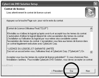 JVC GZ-MC200 - Cliquez sur [install] à droite de [cyberlink DVD solution] sur l'écran [SETUP]. - 3