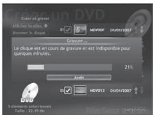 JVC GZ-MG150 - Sur l'appareil photo : Appuyez sur [DIRECT DVD]. - 1
