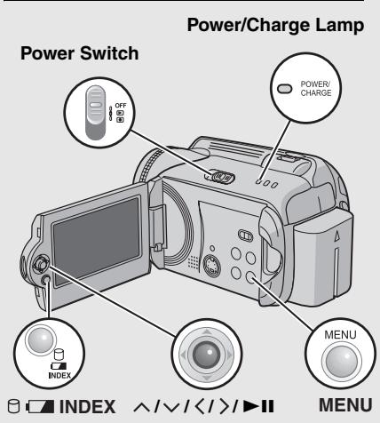 JVC GZ-MG47E - Controls in this section - 1