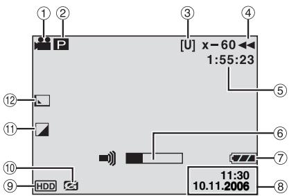 JVC GZ-MG47E - During Video Playback - 1