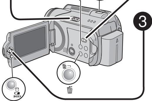 JVC GZ-MG47E - Set the power switch to - 3