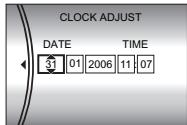 JVC GZ-MG47E - Date/Time Setting - 2